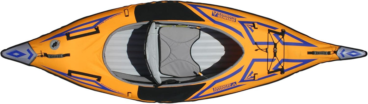 Orange Inflatable Kayak 10'5" 26 lbs with Bag and Pump H4603
