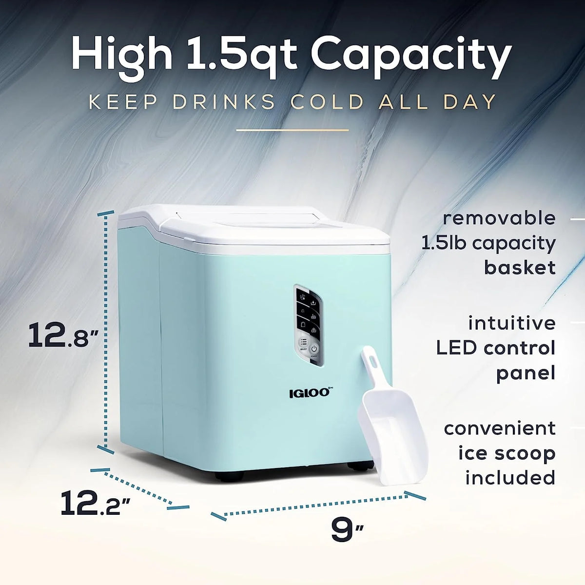 Automatic Self-Cleaning 26-Pound Ice Maker A2800