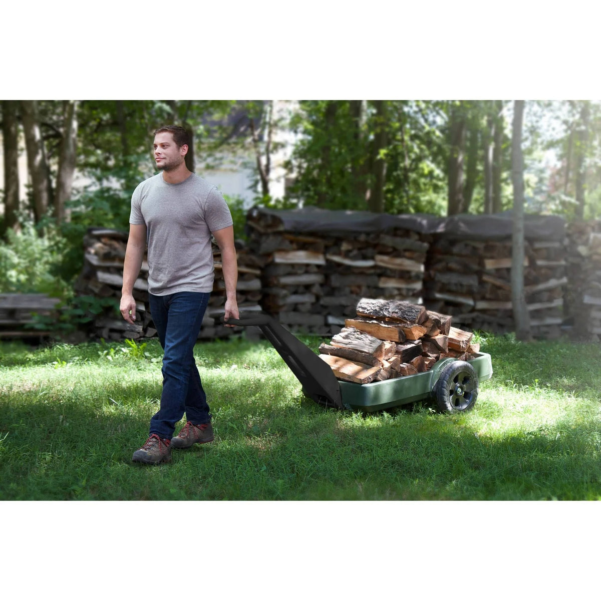 Green Flat Bed Cart W219714