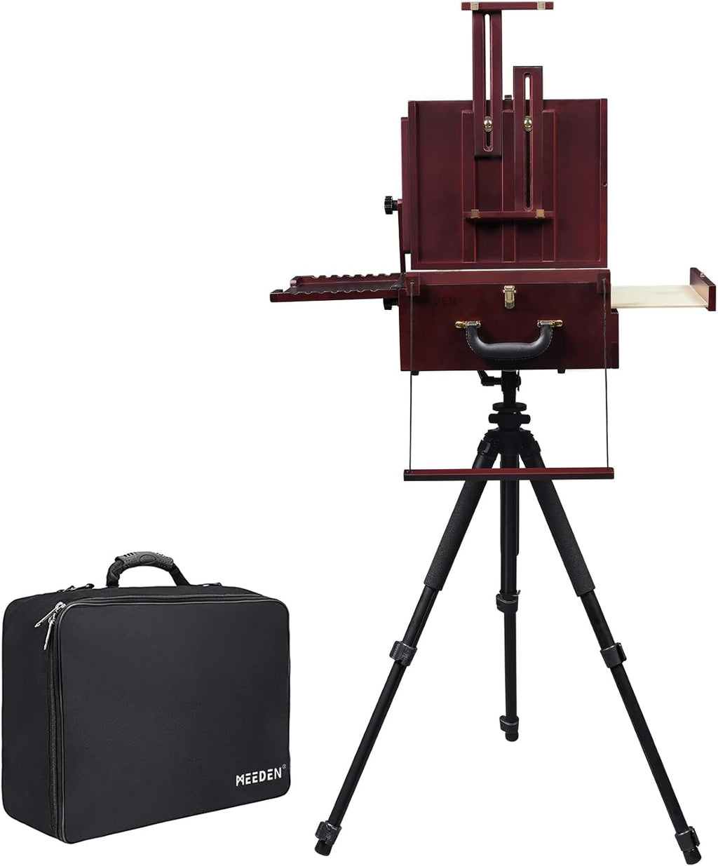 Compact Aluminum Travel Tripod Easel with Carry Bag Q910439