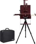 Compact Aluminum Travel Tripod Easel with Carry Bag Q910439
