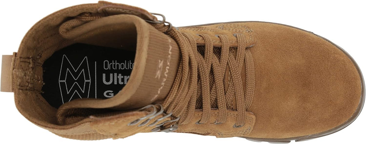 Men's Suede Leather Tactical Hiking Boots, Coyote, 13 X749