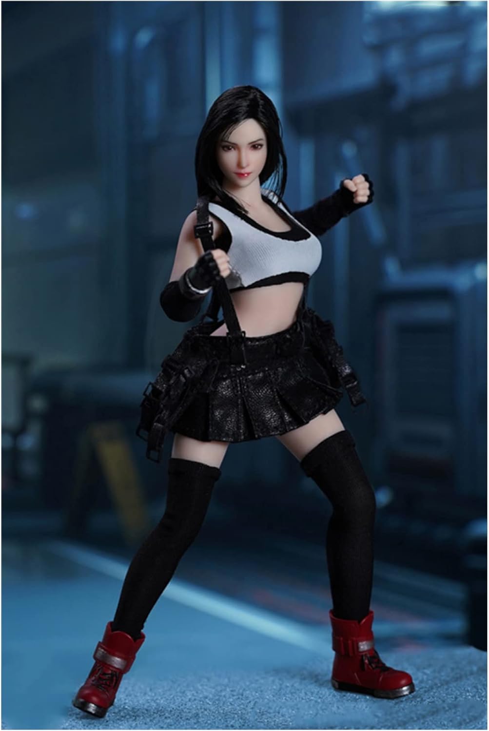 1/12th Scale Super-Flexible Female Seamless Body Dolls Full Set (T01B Suntan Skin 6inches Female Action Figure) Q54035