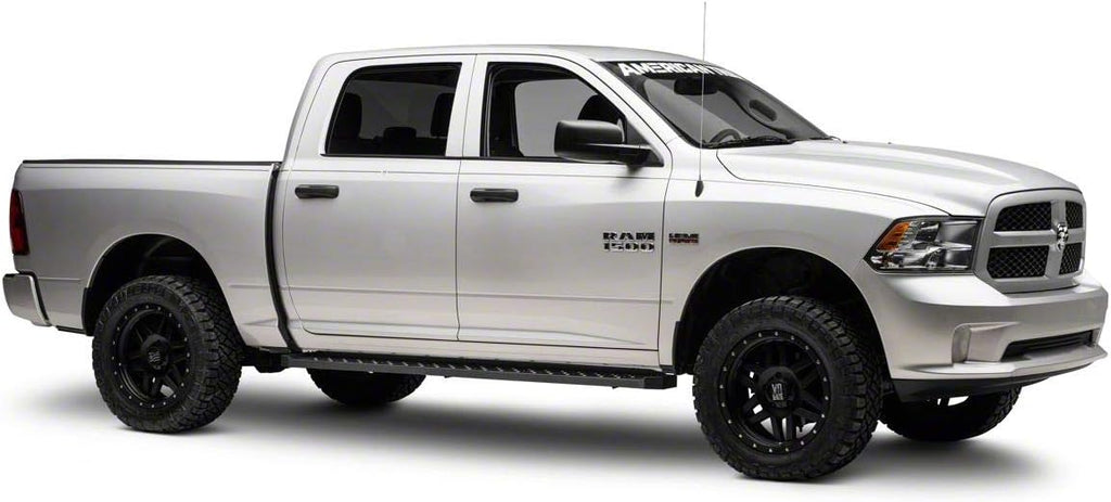 Black Steel Running Boards N821