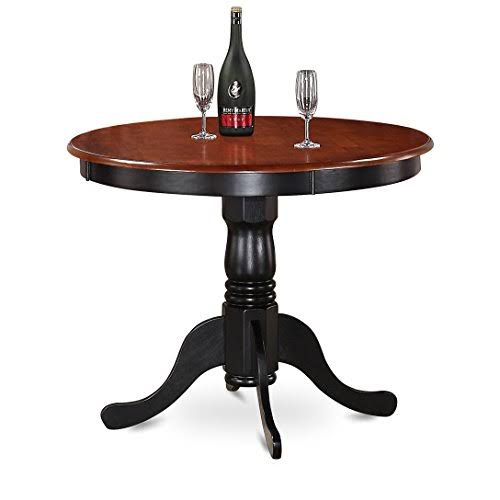 5 Piece Antique Dining Set with 4 Solid Wood Chairs I8330