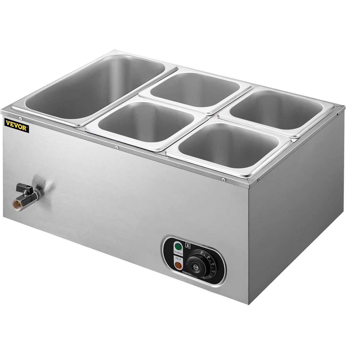 5-Pan Stainless Steel Electric Food Warmer Y435