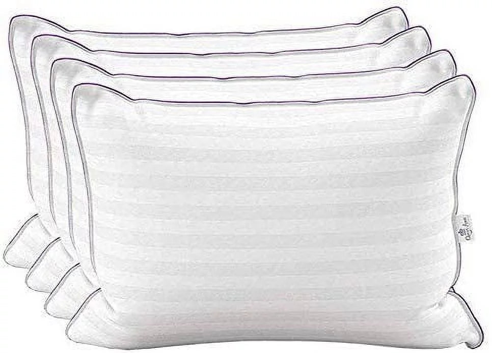 4 Pack Hypoallergenic Synthetic Down Alternative Bed Pillows H357801