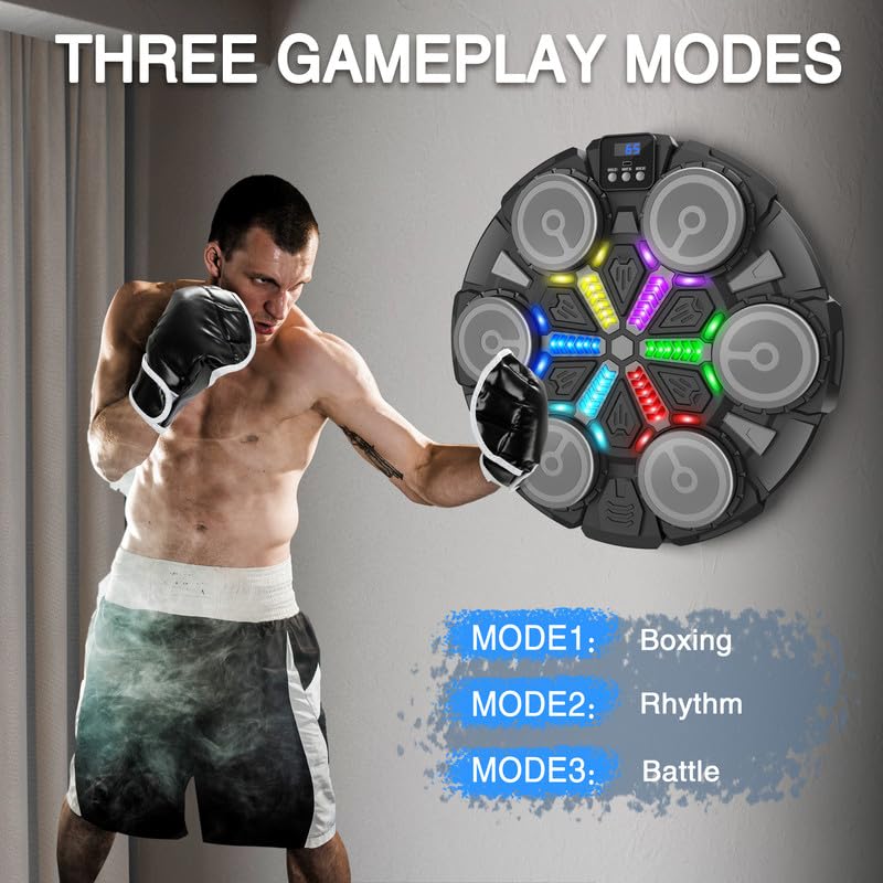 Wall Mounted Bluetooth Music Boxing Machine with Boxing Glove V670