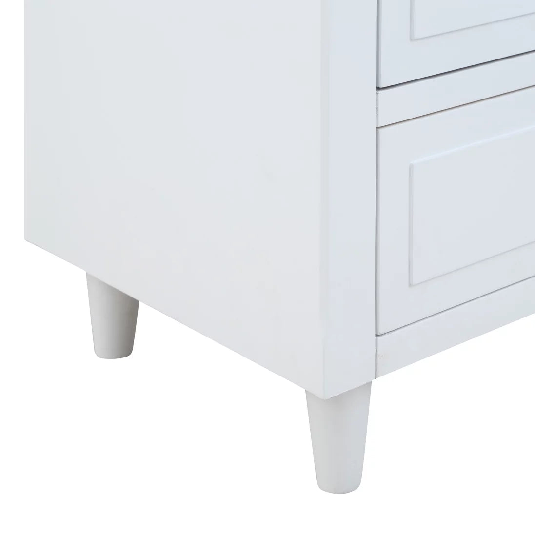 27.9" Oversized 3-Drawer Solid Wood Nightstand S134602