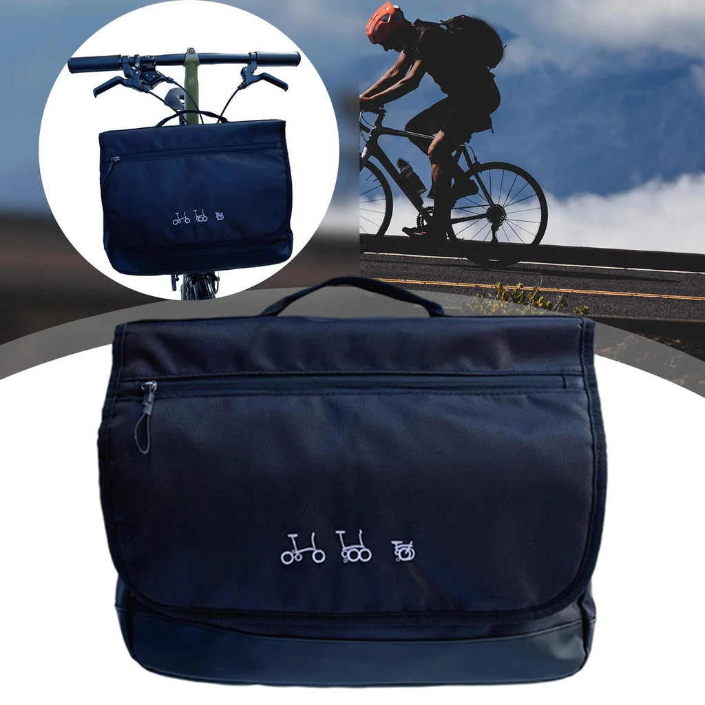 Folding Bike Basket Handlebar with Rain Cover X6243