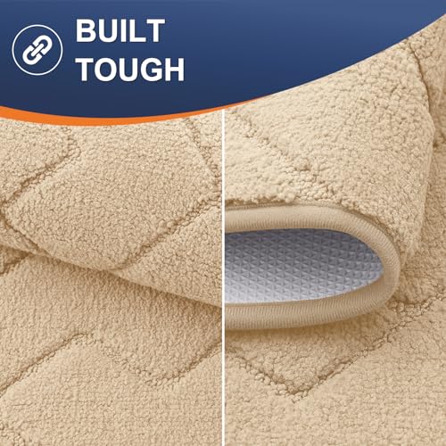 Grey 30x20 Non-Slip Washable Microfiber Dog Door Mat Q5932
