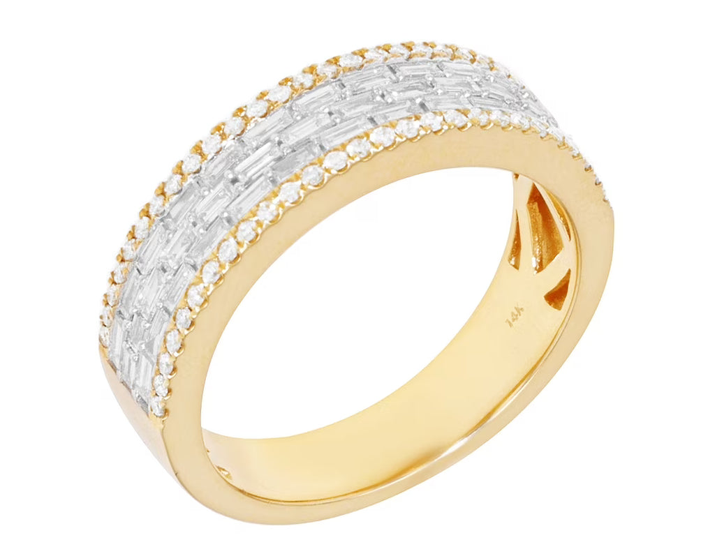 1.2CT Diamond Ring 14k Yellow Gold U743999