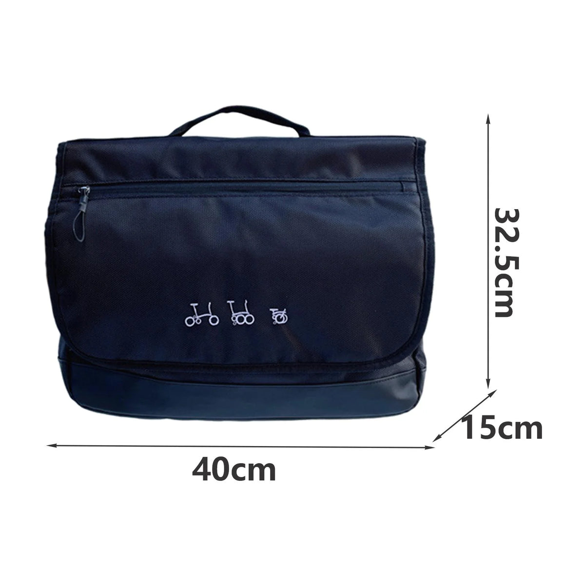 Folding Bike Basket Handlebar with Rain Cover X6243
