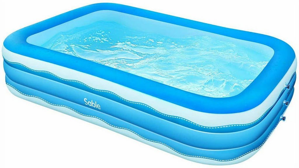 Inflatable Rectangular Swimming Pool 118" x 72" x 22" K2378