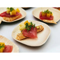 4 inch Square Palm Leaf Plate, 600 per Case F59919