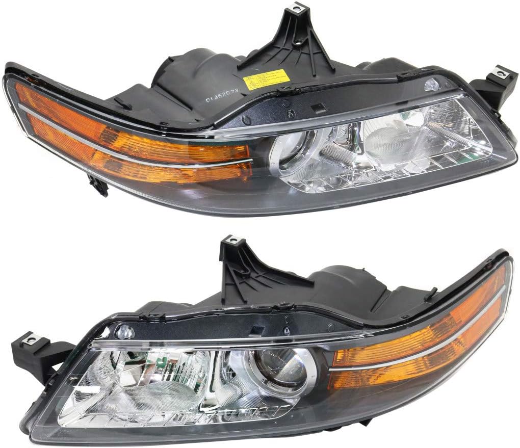 For Acura TL Headlight 2006 Pair Driver and Passenger Side V72759