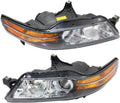 For Acura TL Headlight 2006 Pair Driver and Passenger Side V72759