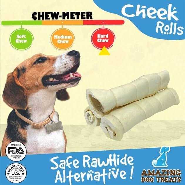 Beef Cheek Rolls Dog Treats X80854
