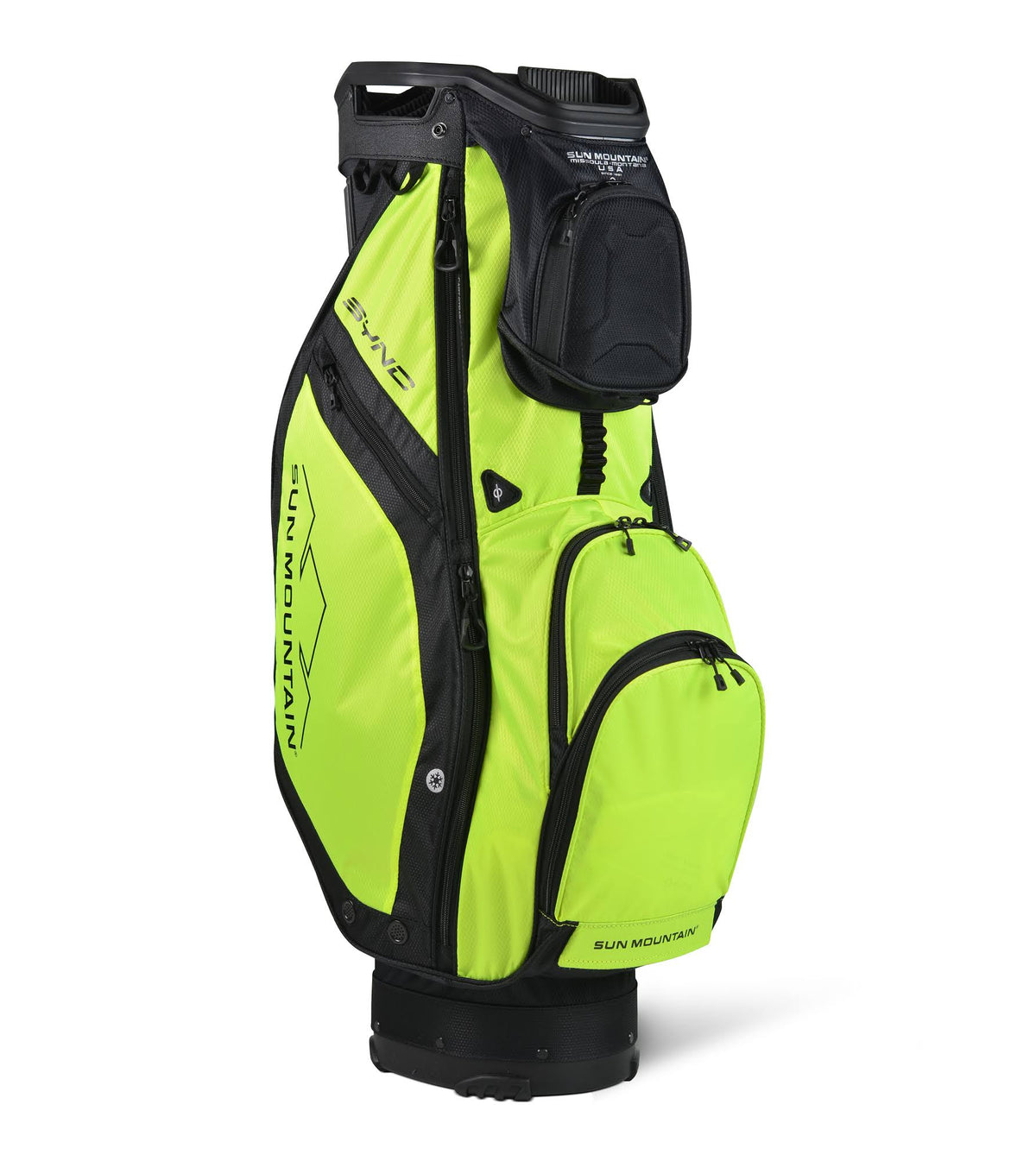Black Gray Camo Gold Cart Bag T7883
