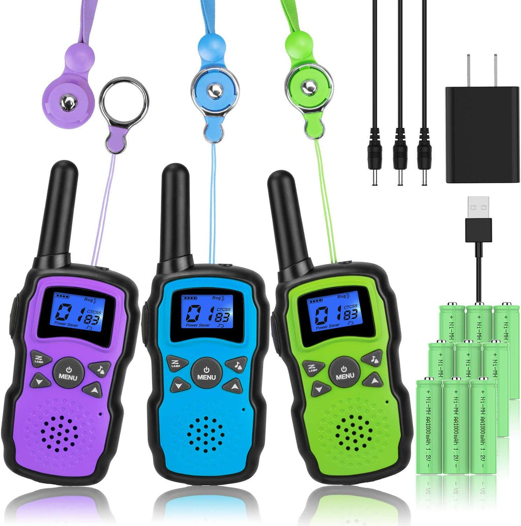 Rechargeable 3 Pack 2 Way Radio N794253