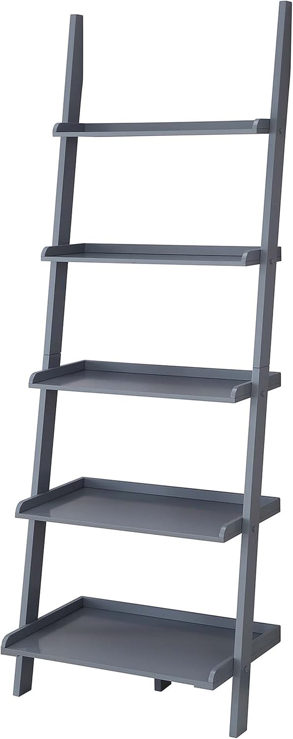 Gray Bookshelf Ladder K789493