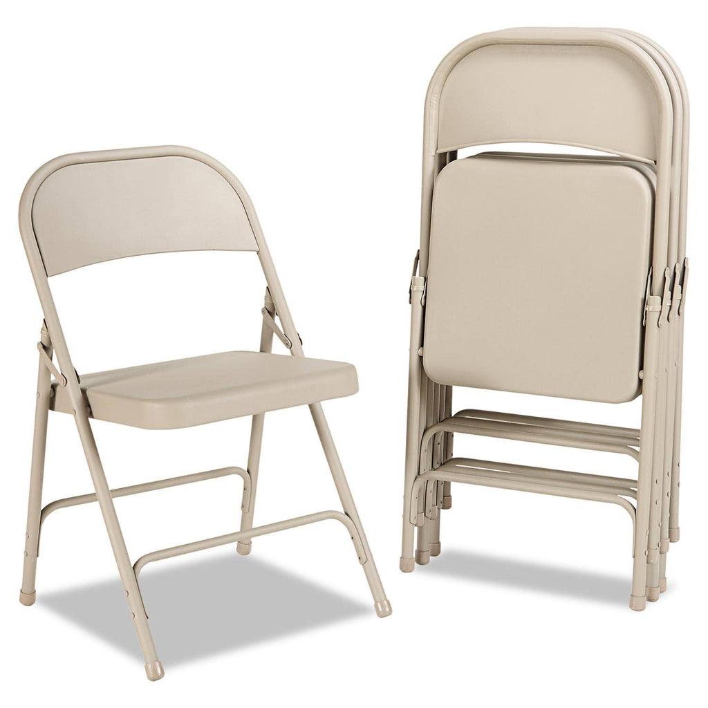 Tan Steel Folding Chair - 4 pack L53854