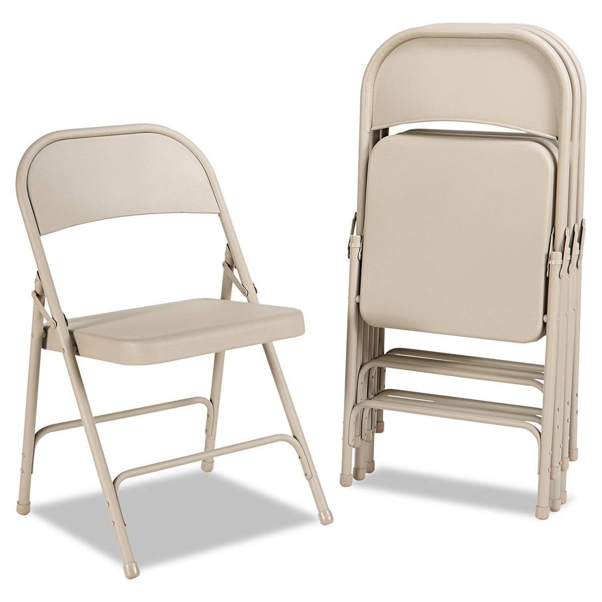 Tan Steel Folding Chair - 4 pack L53854