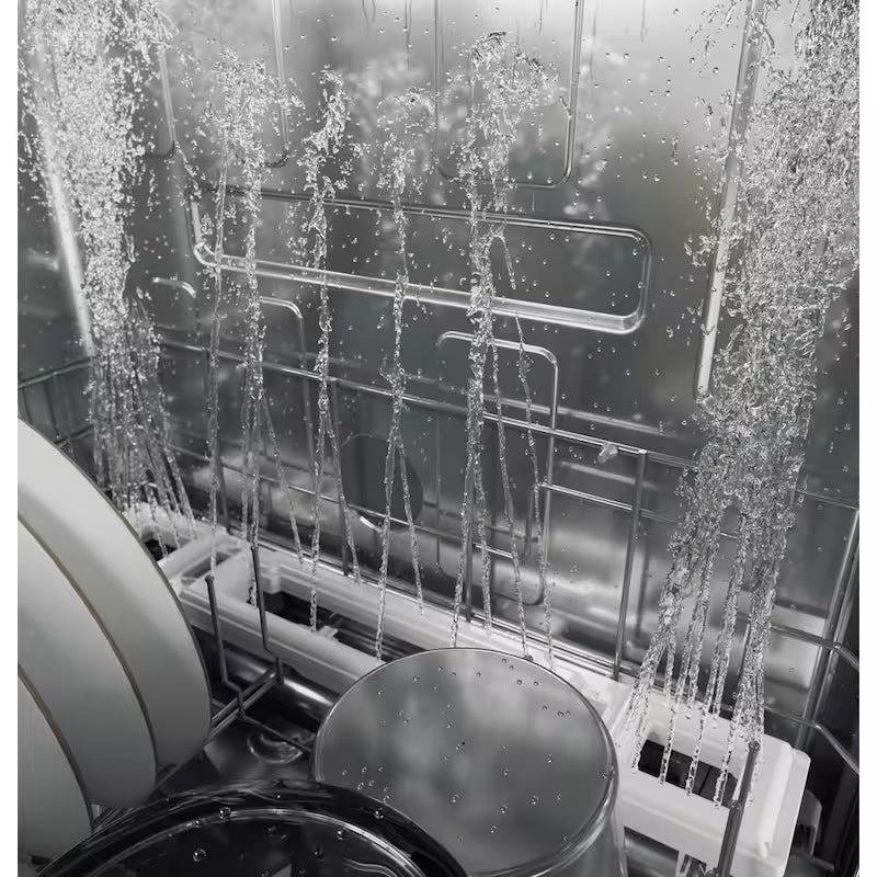 Built-In Matte White Dishwasher with Stainless Steel Tub V304