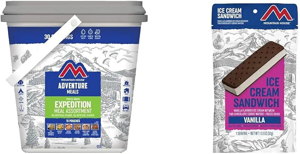 Freeze Dried Backpacking & Camping Food 30 Servings M7252