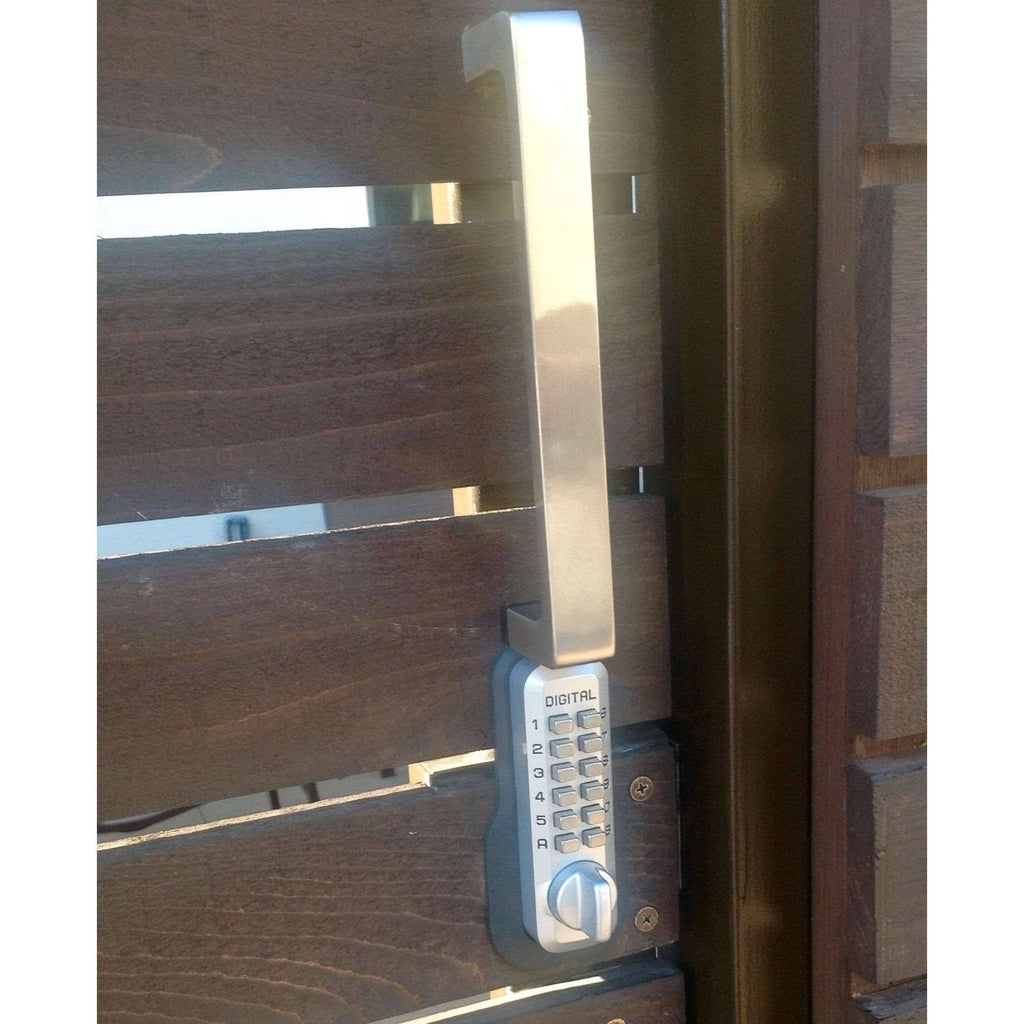 Black Mechanical Double Combination Deadbolt Lock N760041