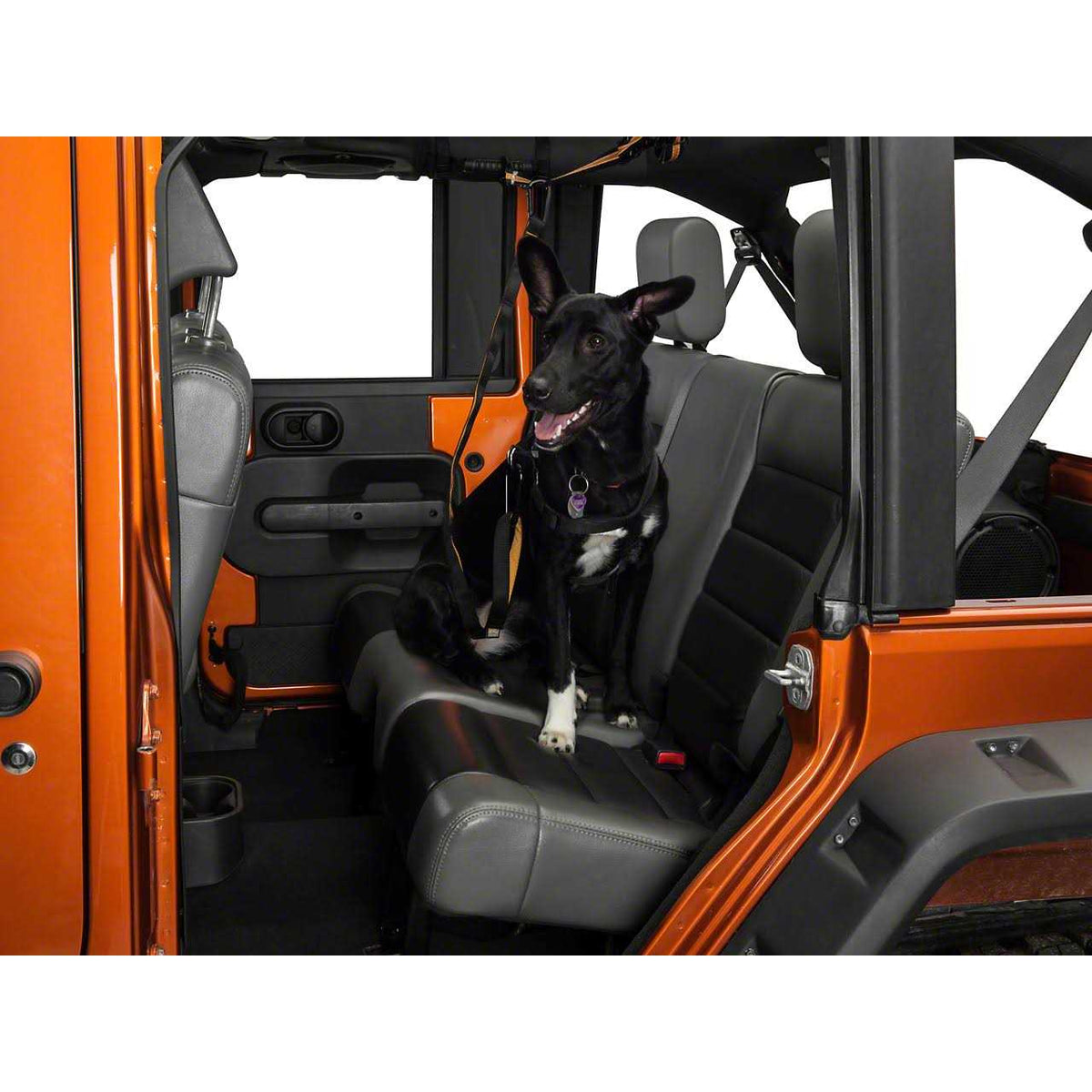 Pet Backseat Auto Zip Line with Leash H7881