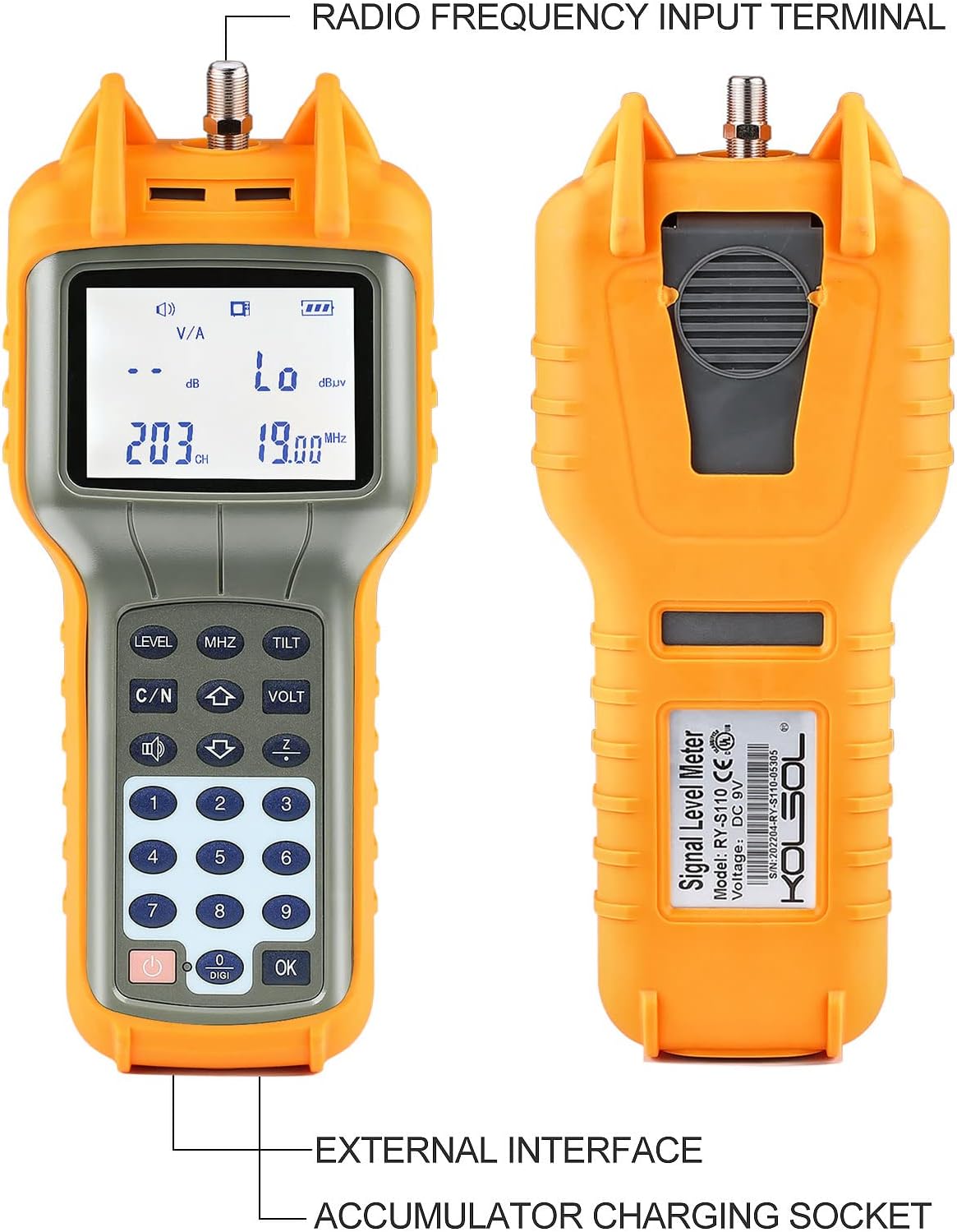 CATV Signal Level Meter 47-870MHz W4869