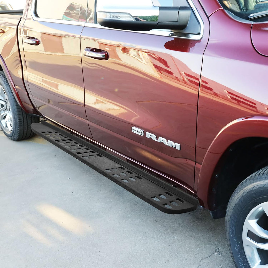 7 Inches Textured Black Powder Running Boards J968319