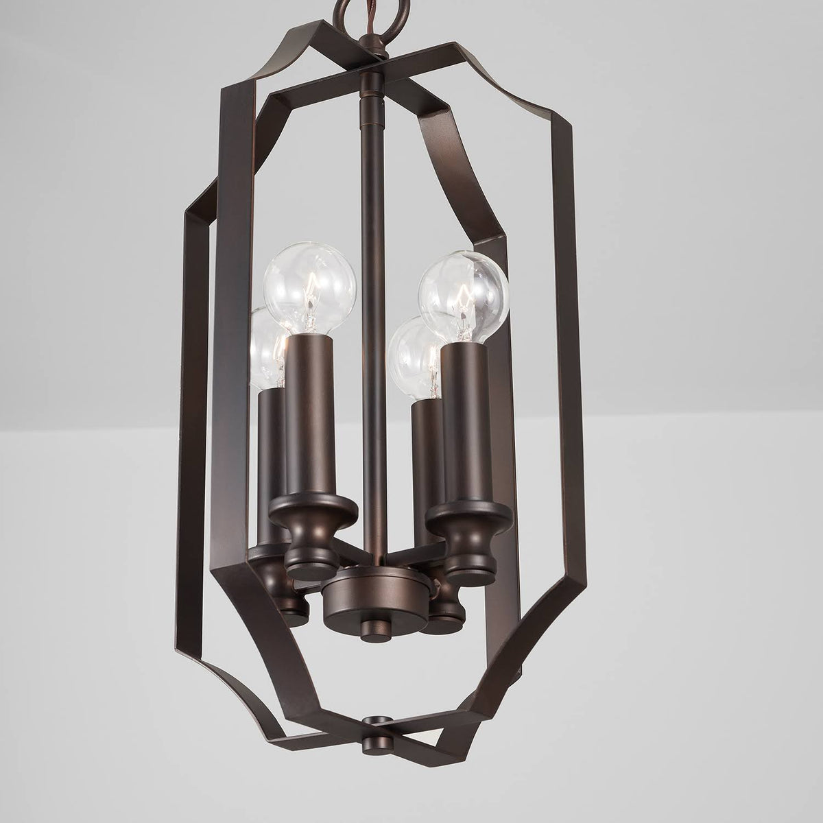 Bronze 4 Light Foyer Q10502