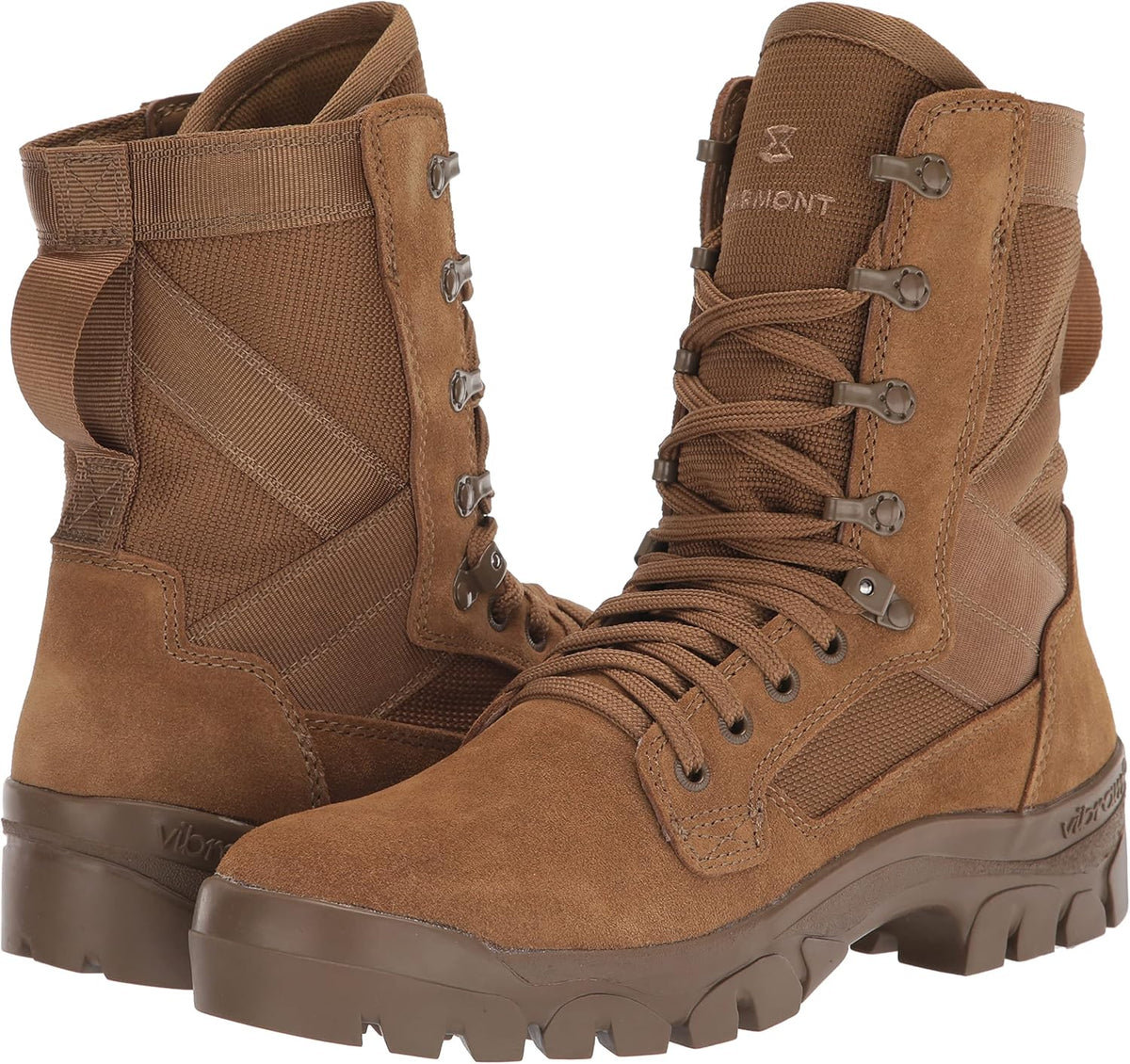 Men's Suede Leather Tactical Hiking Boots, Coyote, 13 X749