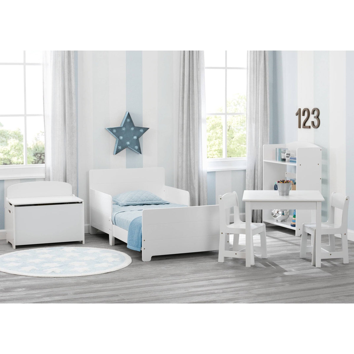 Bianca White Toddler Bed Z8251