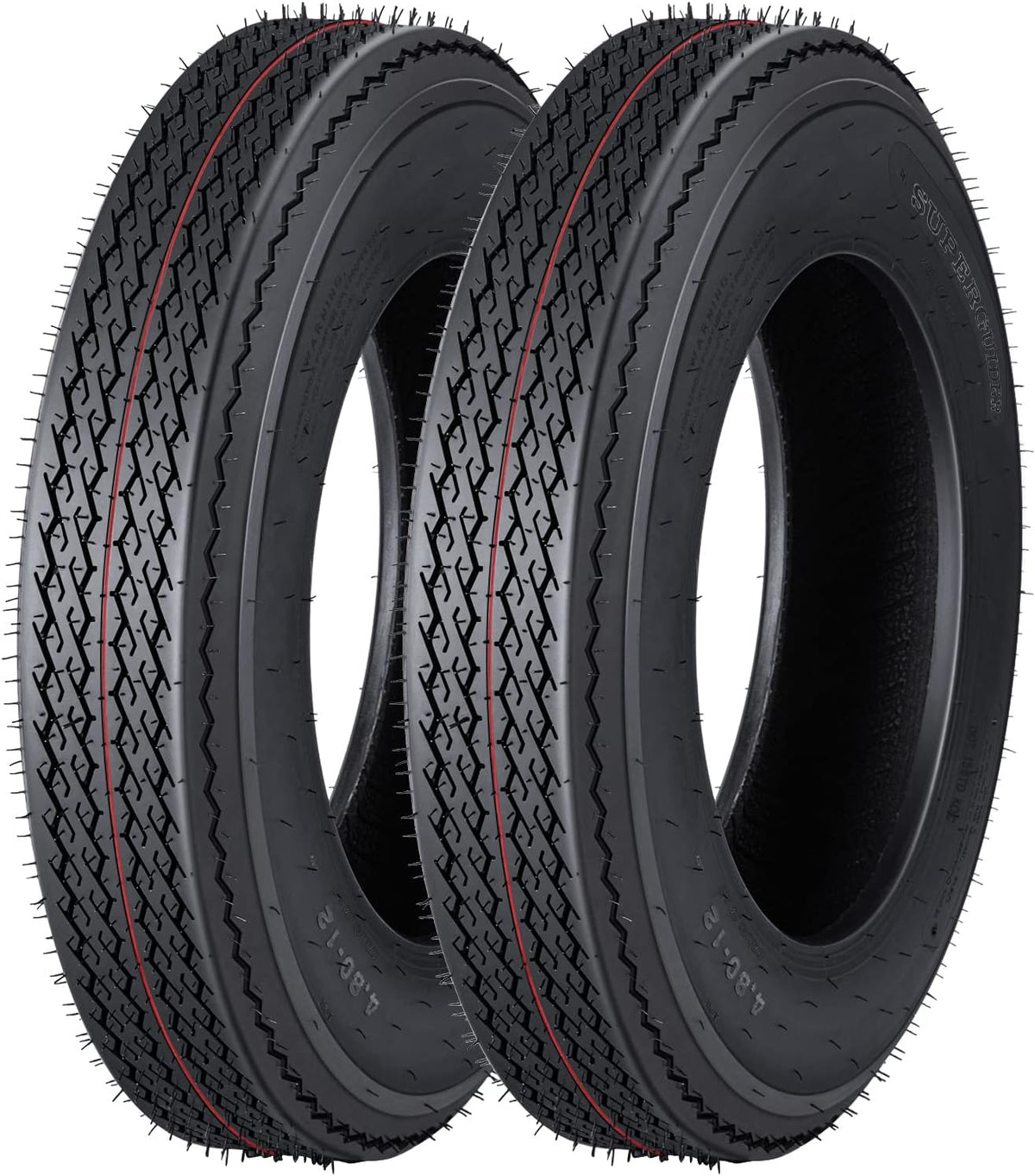4.80-12 Trailer Tires, Load Range C, 6PR P39896