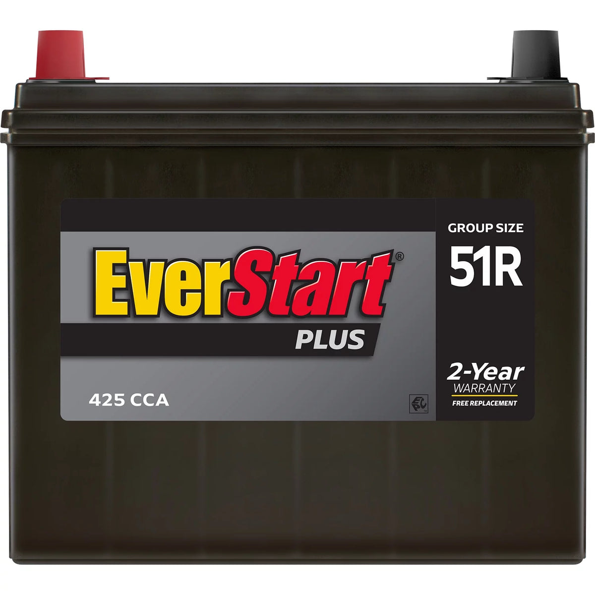Lead Acid Automotive Battery Group Size 51R 12 Volt 425 CCA P51301