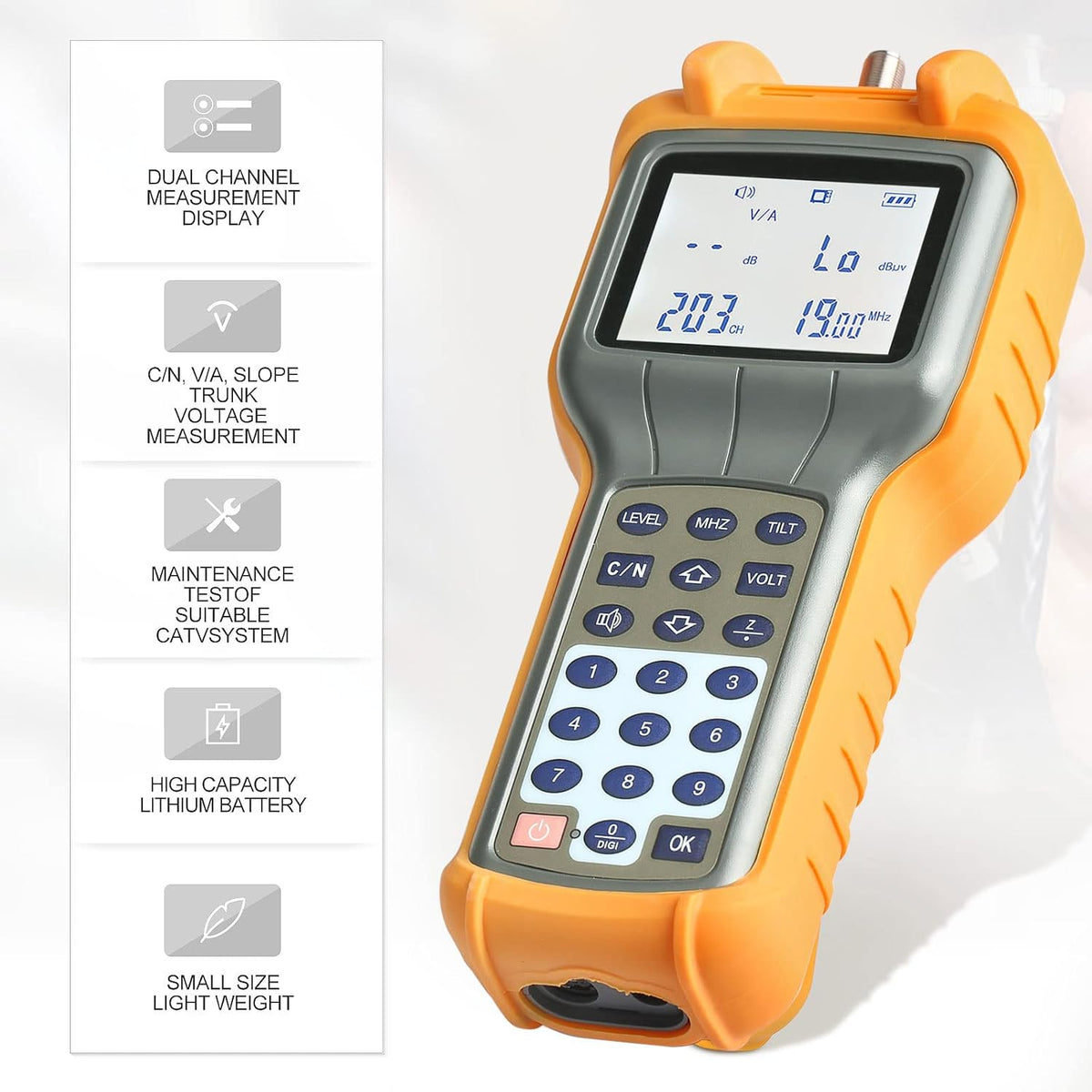CATV Signal Level Meter 47-870MHz W4869