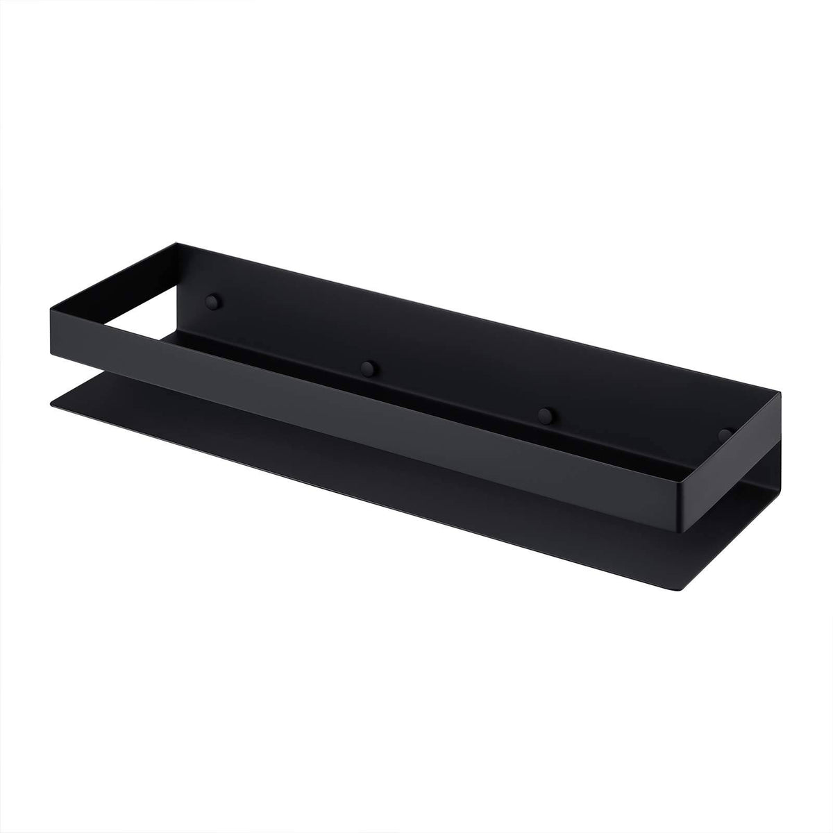 Matte Black Stainless Steel Bathroom Shelf Y9455