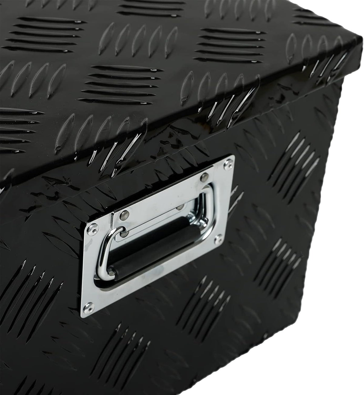 Black Aluminum Underbody Tool Box 30X13X10 Inch T13571