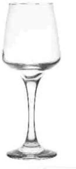 10.5 Ounce Clear Glass Wine Glasses Set of 6 B77701
