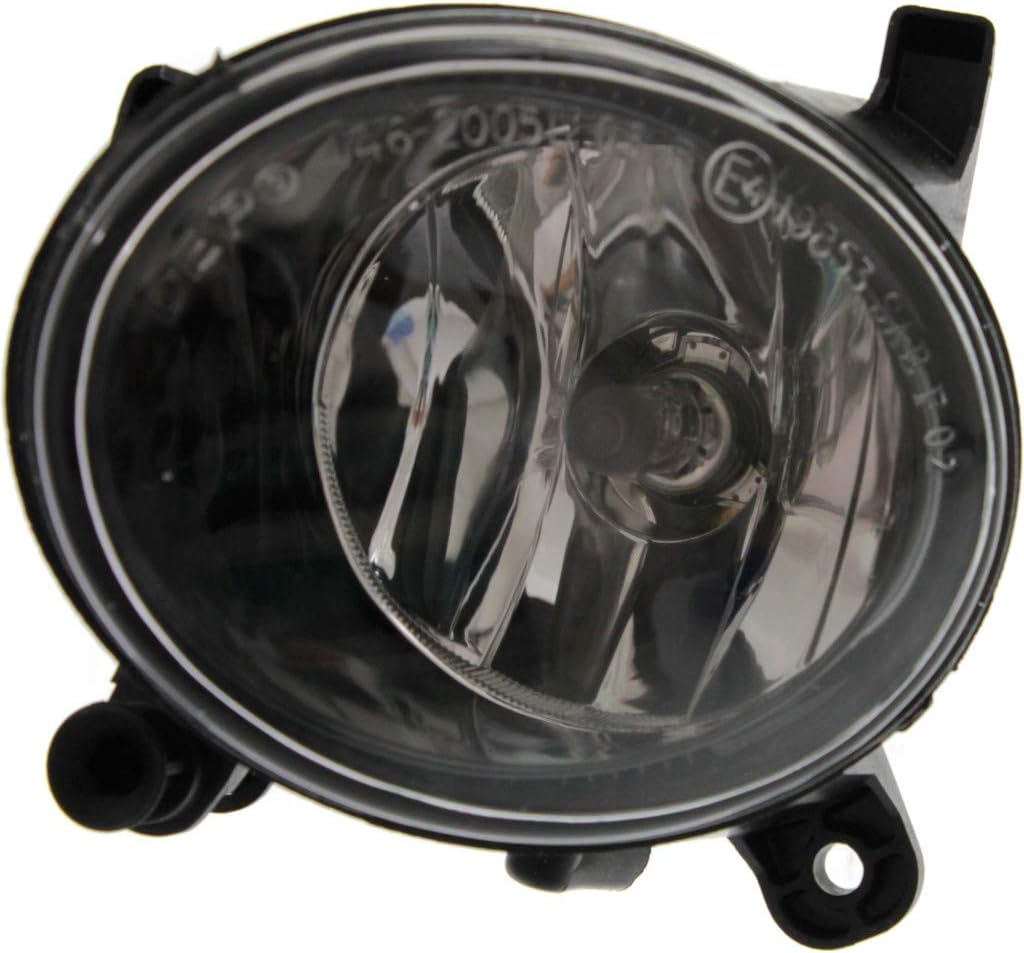 Fog Light Assembly for Audi A6 2009 2011 Driver Side with Bulbs Pack of 2 Y805