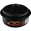 3 Lb. Black Covered Round Roaster J102