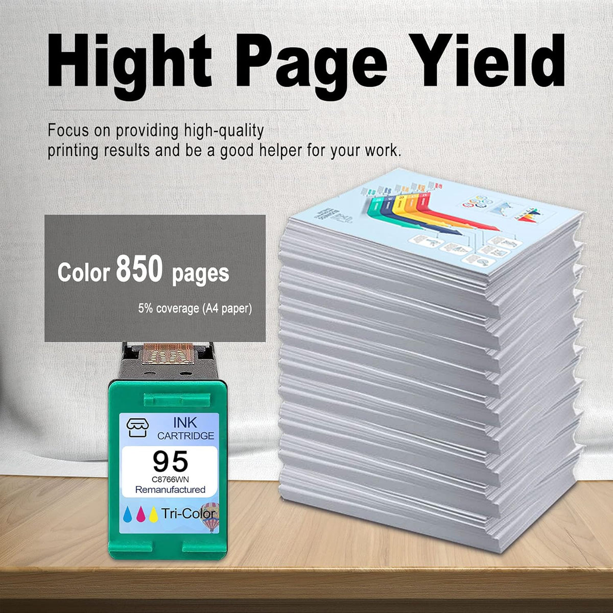 2-Pack Remanufactured Tri-Color Ink Cartridge R868114