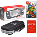 Gray Lightweight Nintendo Switch Lite with Super Mario 3D World G48095