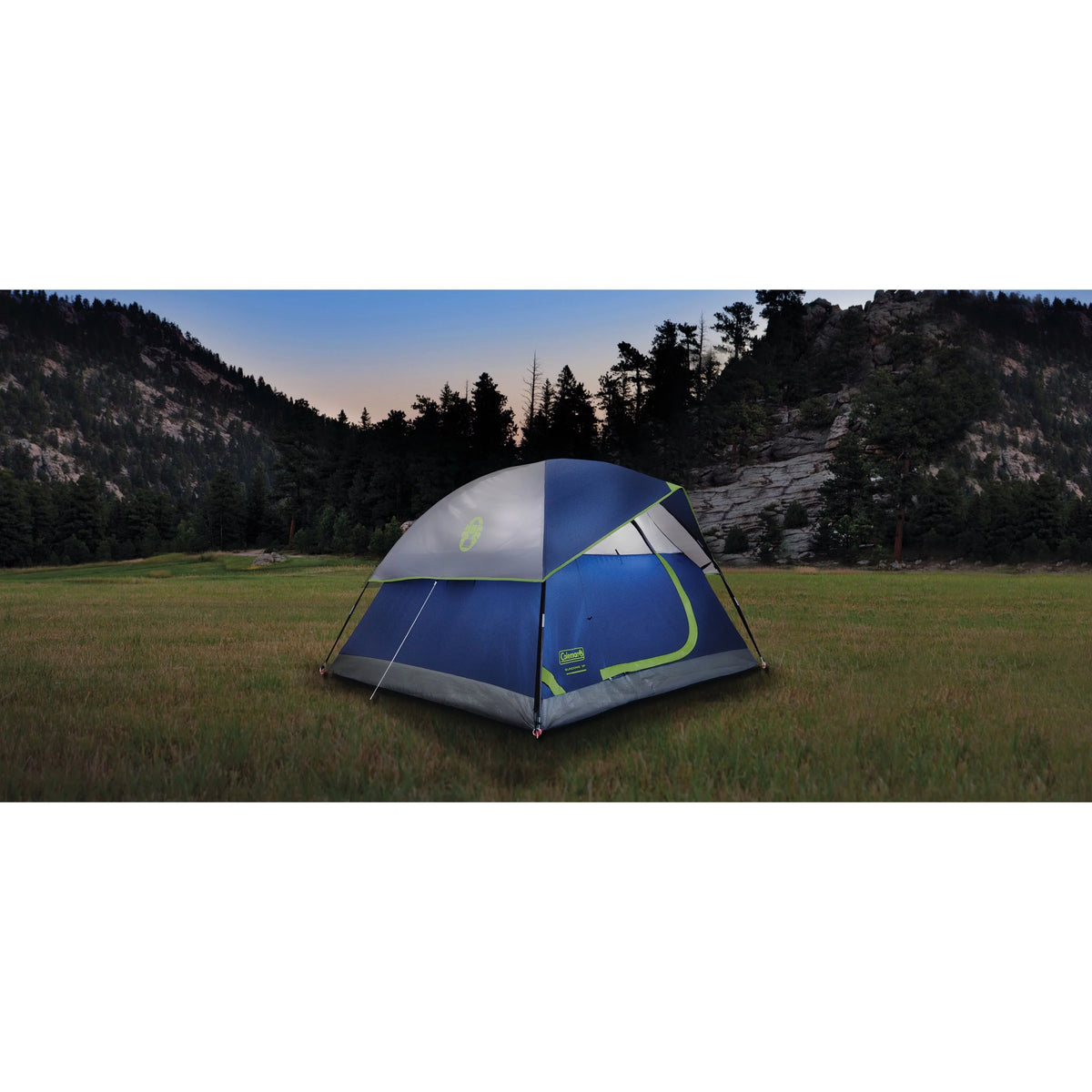 Blue 4-Person Camping Tent B776
