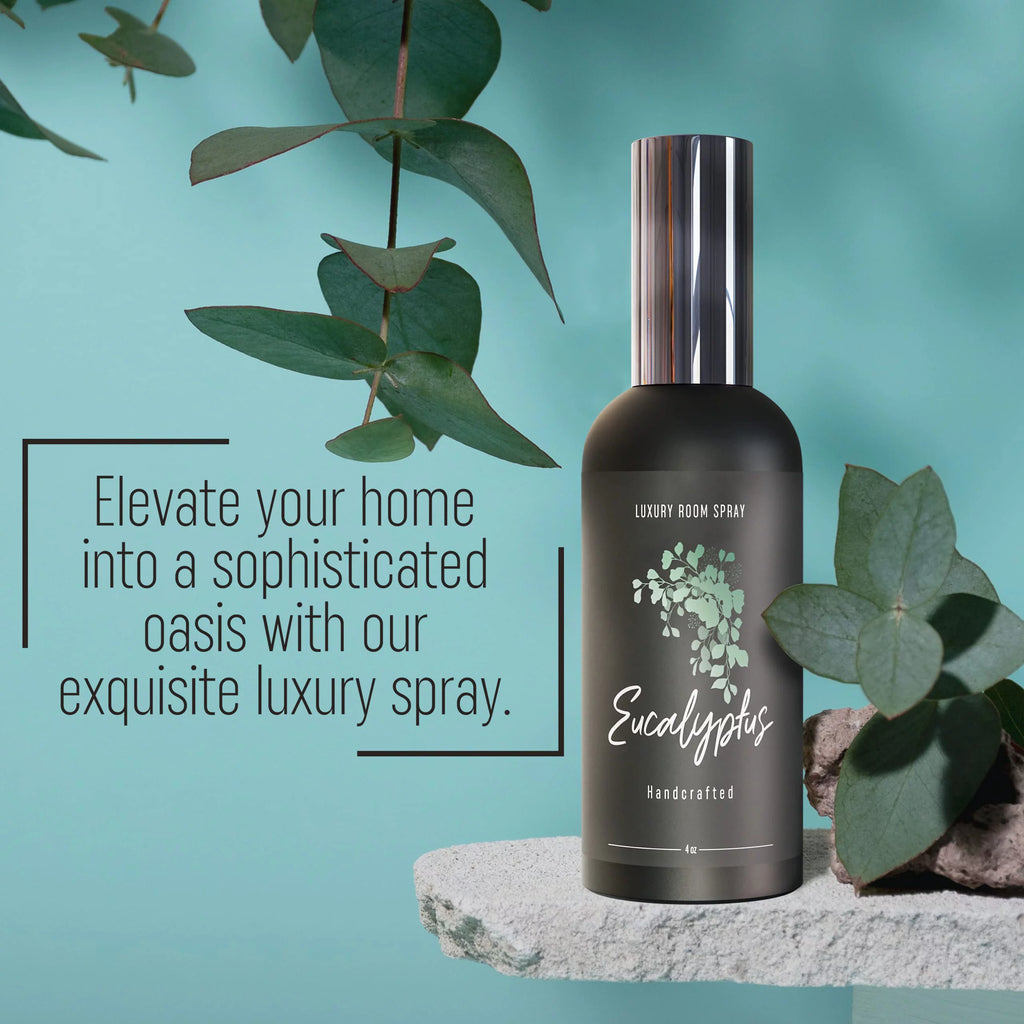 Room Spray Air Freshener Spray Essential Oil Mist (Eucalyptus, 4oz) K797
