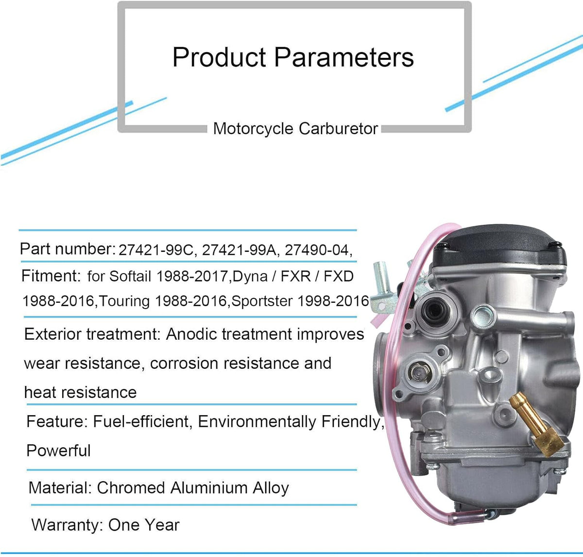 CV40 Carburetor Replacement T7583