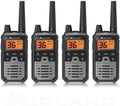 Black/Silver 6 Radios GMRS Two Way Radio K524